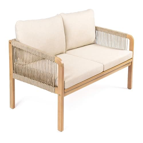 JONATHAN Y Arwen Bohemian Acac..." W, Light Teak/Beige SFB1001A