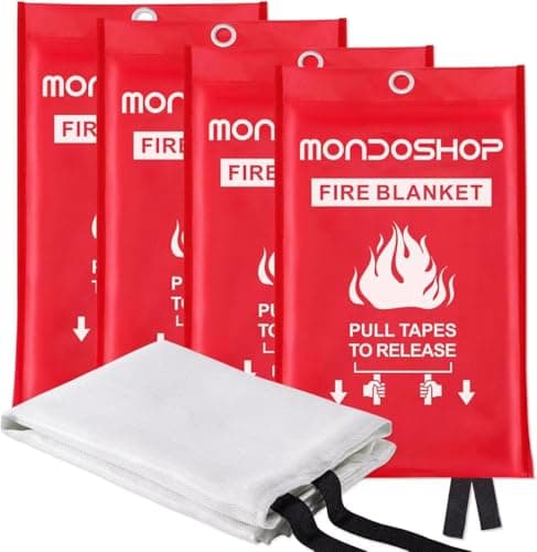 FOUR Emergency Fire Blankets Just $15.99 on Amazon (Faster Than a Fire Extinguisher!)