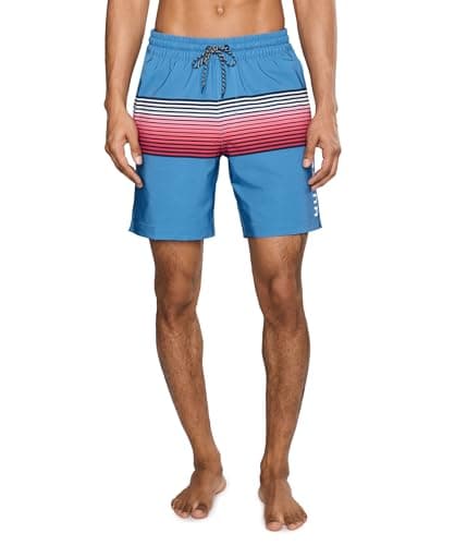 Hurley Men's Lobos Volley Swim Shorts Deep Aqua Large
