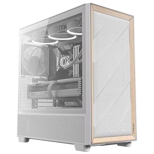 Antec Flux Wood White Mid-Tower E-ATX PC Case (3 colors) $99.99 + Free SH w/ Prime or on $35+