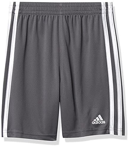 adidas Boys' Adi Classic 3-Stripe Shorts, Dark Grey, 5
