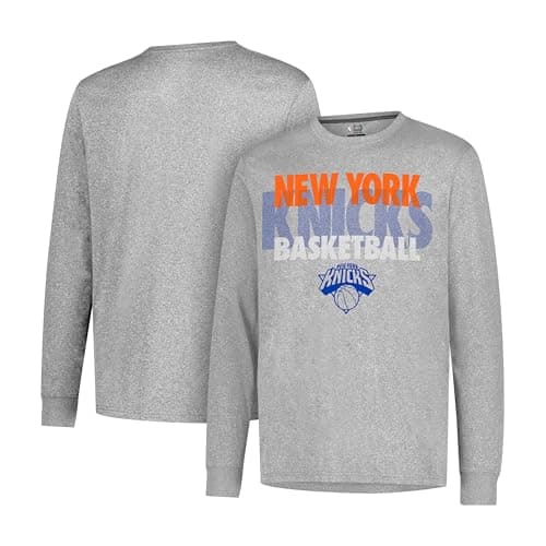 Ultra Game NBA Official Men’s ...rk Knicks, Heather Gray, Small