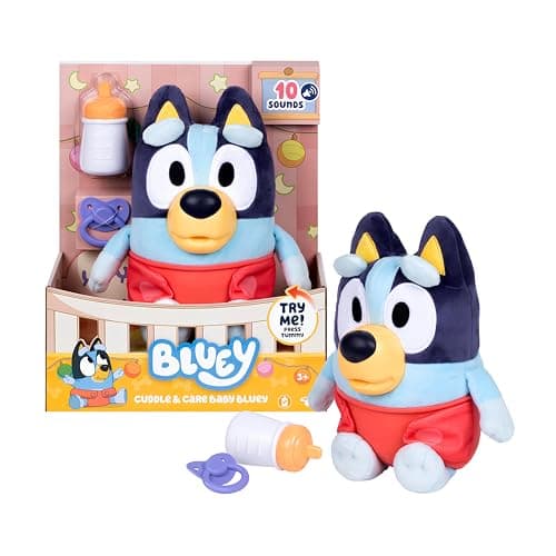 Bluey Care and Cuddle Soft Bab..., Cuddly Soft Toys for Ages 3+
