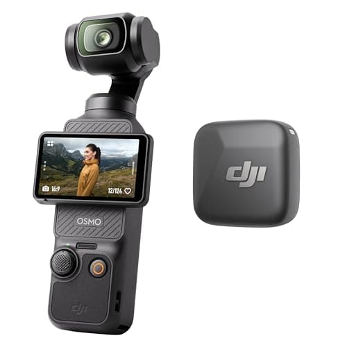 $403 - DJI Osmo Pocket 3 Vlog Combo, Vlogging Camera with 1'' CMOS & 4K/120fps for YouTube, Mic Mini Transmitter (Infinity Black)