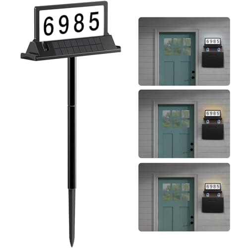 Solar Address Sign Only $17.99 Shipped on Amazon (Reg. $36) | Easy to Customize