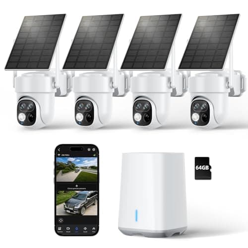 4-Pack SV3C 2K Solar Powered Wireless Outdoor Security Cameras $269.99 + Free Shipping