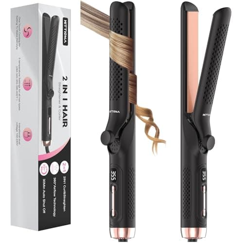 360° Airflow Styler Curling Ir...Flat Iron Curling Wand (Black)