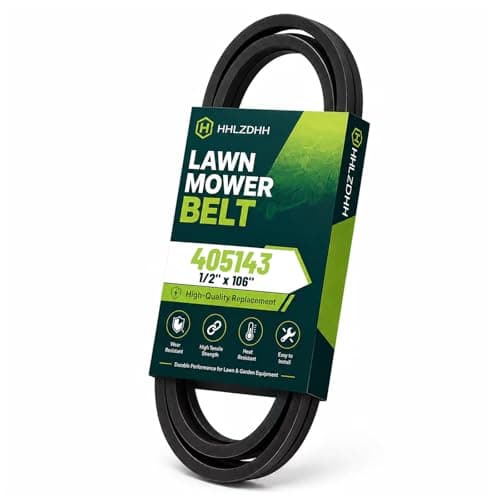 405143 584453101 (1/2 x 106'') Lawn Mower Deck Belt 405143 for Husqvarna YTH22V46 YTH20K46 YTH21K46 YTA22V46 584453101 532405143 Craftsman Poulan Pro 46 Inch