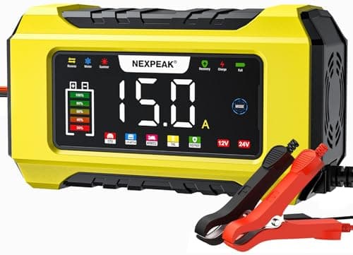 Prime Members: NEXPEAK 15A Smart 12V/24V LiFePO4 Battery Charger & Maintainer $22.40 + Free S&H