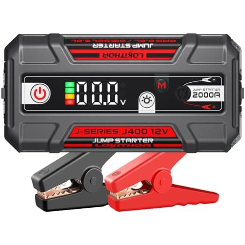 LOKITHOR J400 2000A 12V Portable Jump Starter w/ ConnectMax Tech (Up to 8L Gas & 6L Diesel) $32.98 + FS w/ Prime