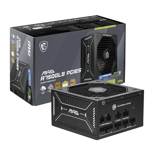MSI MAG A750GLS 750W Fully Modular ATX 3.1 Gaming Power Supply $81.00 + Free Shipping