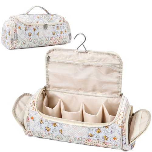 SOIDRAM Hair Tools Travel Case For Shark Flexstyle Quilted Dyson Airwrap Travel Bag with Hanging Hook For Hair Curler Accessories, Cute Dustproof Travel Organizer