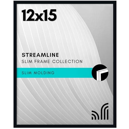 Americanflat 12x15 Picture Fra...ging Hardware Included - Black