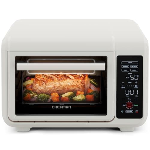 Chefman Air Fryer Toaster Oven...r Oven Air Fryer Combo – Ivory