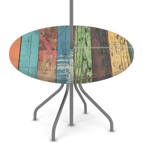 Outdoor Tablecloth for 36" to 44" Tables for from $11, 45" to 56" from $15 + free shipping w/ Prime