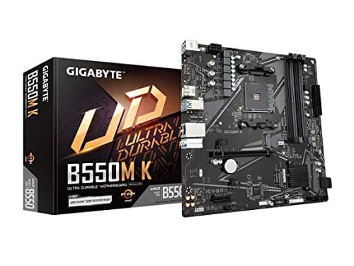 GIGABYTE B550M K AMD AM4 Micro-ATX Motherboard $57.94