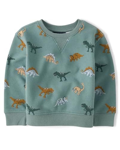 The Children's Place,Baby-Boys,and Toddler Long Sleeve Active Premium Fleece Sweatshirt,Norway Spice,9 Months,12 Months