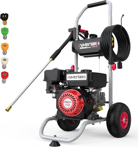 AMERISUN Gas Pressure Washer 3...riveways Patios Furniture Home