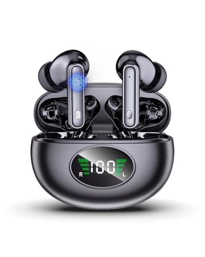 GNZUQ Translation Earbuds Real Time, Translation Earbuds with 144 Languages & 90H Playtime, Immersive Hi-Fi Sound, Clear Mic, in-Ear Wireless Earbuds for Business, Travel & Meetings