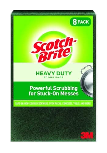 8-Pack Scotch-Brite Heavy Duty Large Scour Pads $4.92 w/S&S + Free Shipping w/ Prime or on $35+