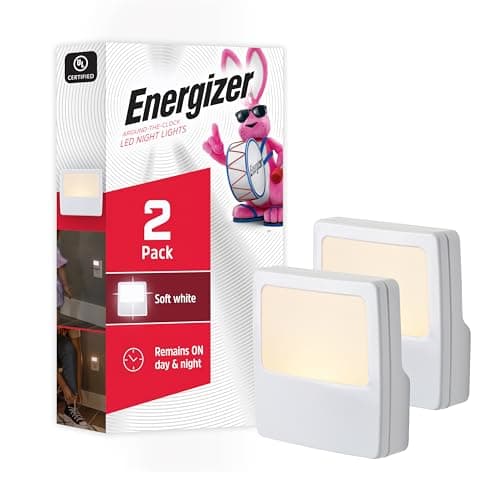 Energizer White Always-On LED ...throom, Hallway, 81568, 2 Pack
