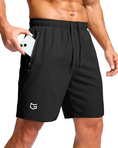 G Gradual Men's Quick-Dry Athletic Shorts w/ 2-Zipper Pockets (5" / 7" / 9", size XS-3XL) $12.74 + Free Shipping w/ Prime or on $35+