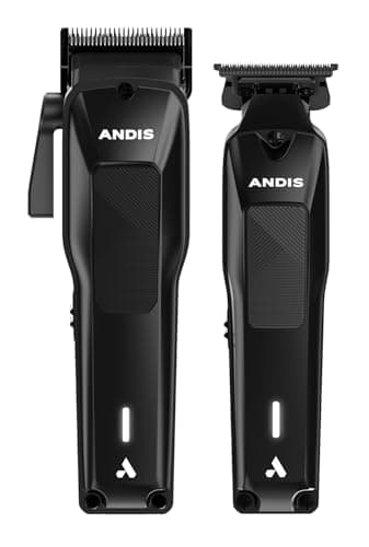Andis 563534 Phenom Clipper & ... Comb Sets, Lithium-Ion, Black