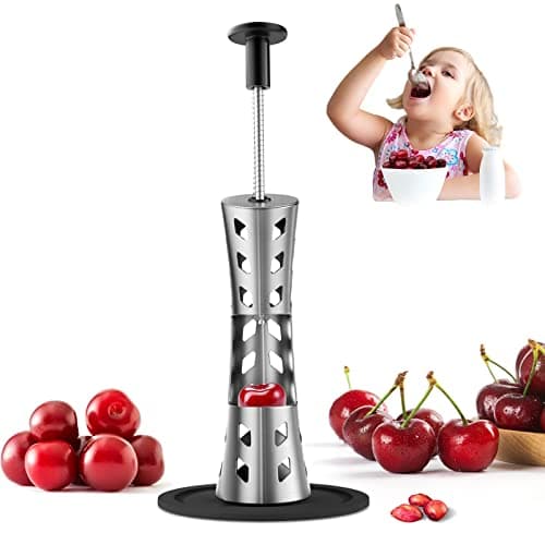 YYP Cherry Pitter Remover Tool - 304 Stainless Steel, Durable, Press Type for Effortless Cherry Seed Removal. Perfect Kitchen Tool for Coring and Deseeding Fruit Pits