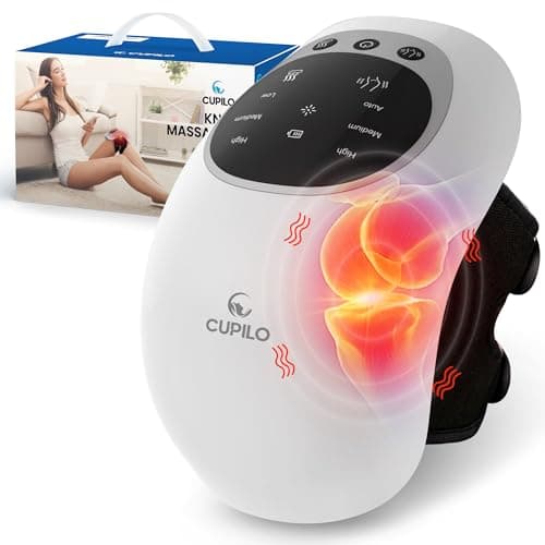 CuPiLo Rechargeable Cordless Knee Massager w/ Heat & Vibration (White or Black) $29.99 + Free Shipping w/ Prime or on $35+