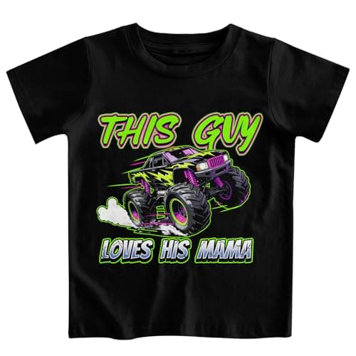 Mother's Day Shirt for Toddler Boys 3-4 Years Mommy Gifts Car Short Sleeve Tshirt Tops Kids Funny Clothes