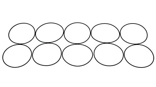 Sterling Seal ORBN151x10 Numbe...3" ID, 3-3/16" OD (Pack of 10)