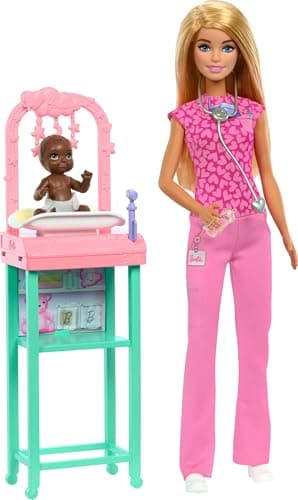 Barbie Baby Doctor Playset wit... Doll, Furniture & Accessories