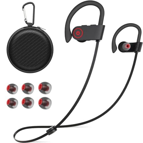 JOYWISE Bluetooth Wireless Headphones 16H Playtime Earbuds with Mic Stereo in-Ear Earphones, IPX7 Waterproof Sports Sound Isolation AI Music Creation Headsets for Running, Gym, Workout