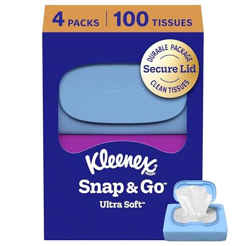 NEW Kleenex Snap & Go Tissues 4-Packs Just $5.94 Each on Amazon