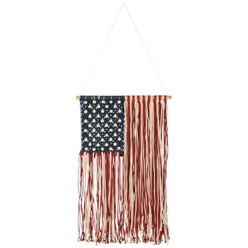 Primitives by Kathy Macrame Am...rans Day - Red, White and Blue