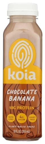 KOIA Chocolate Banana Plant Protein Drink, 12 FZ