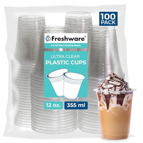 Freshware 12 oz Clear Disposab...ng, Halloween, Christmas Party