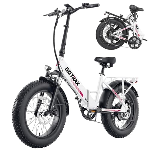 Gotrax R2 20" Folding Electric...ber for Off-Road Bicycle White