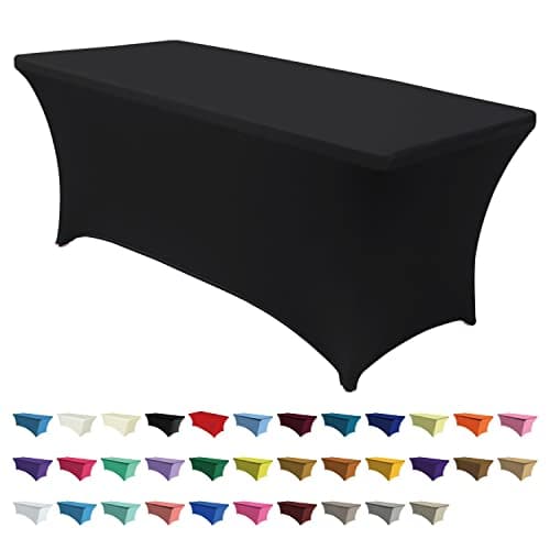 ABCCANOPY 4 FT Black Spandex T...vent Wedding Banquet Protector