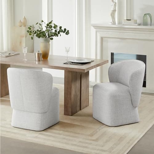 KISLOT Upholstered Dining Chai... Bedroom, Light Grey, Set of 2