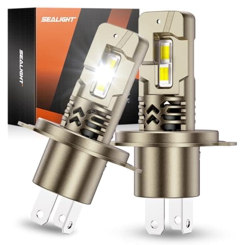 SEALIGHT H4/9003/HB2 LED Bulbs...fespan, Plug-N-Play, Pack of 2