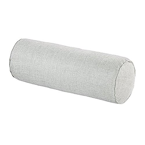 16x6 Inch Round Neck Pillow with Washable Cotton Cover Pillow Provides Best Support for Sleeping .（Grey）
