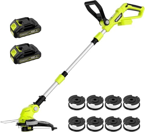 20V Cordless 12" String Trimmer & Edger w/ 2 Batteries & Charger for $50 + free shipping