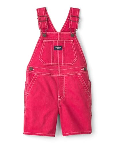 OshKosh B'gosh Boy World's Best Overalls, Red, 18M