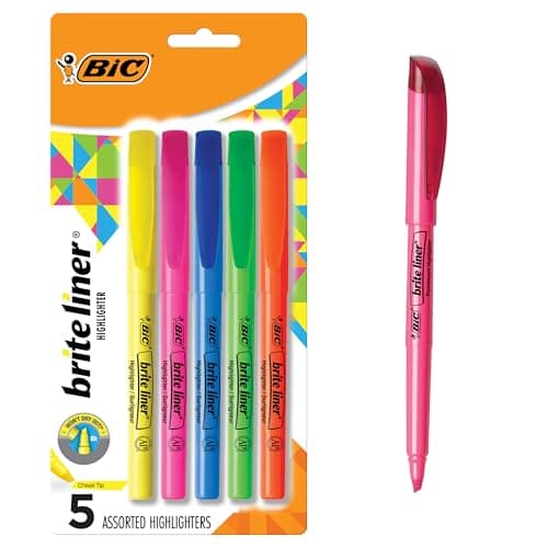 BIC Highlighters 5-Count Only $1.70 Shipped on Amazon