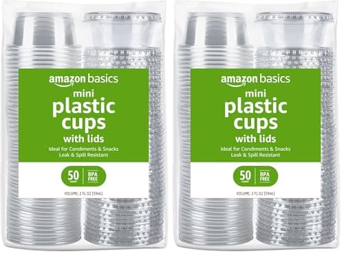 Amazon Basics Disposable Plast...auces, Jello Shots (Pack of 2)