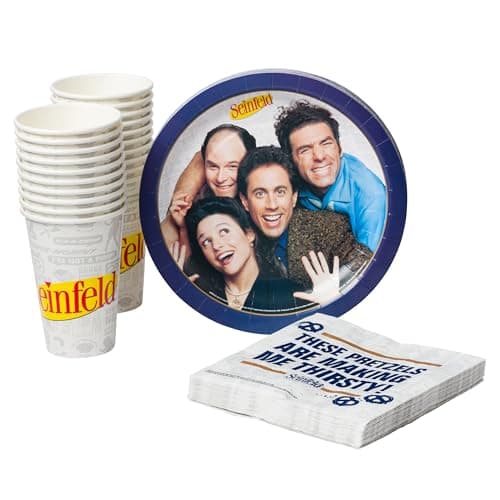 Silver Buffalo Seinfeld TV Ser...aper Plates, Napkins, and Cups