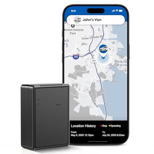 ZT-100 GPS Tracker for Vehicles, Up to 4 Months Batt, Waterproof Magnetic 4G LTE & 2G Long Battery Life, 10,000mAh, Subscription Required, Multi Alerts, Hidden Tracker