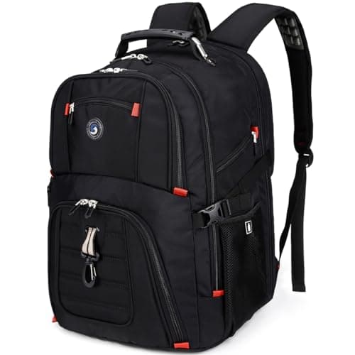 $25.57 Amazon SHRRADOO Extra Large 50L Travel Laptop Backpack with combination lock Fit 17 Inch Laptops