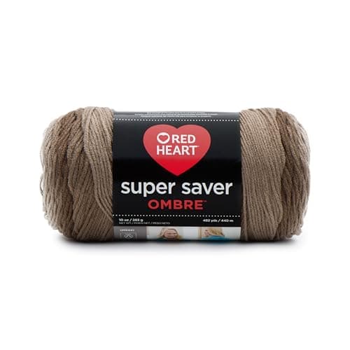Coats & Clark Super Saver Ombre Yarn, 10 oz, Cocoa